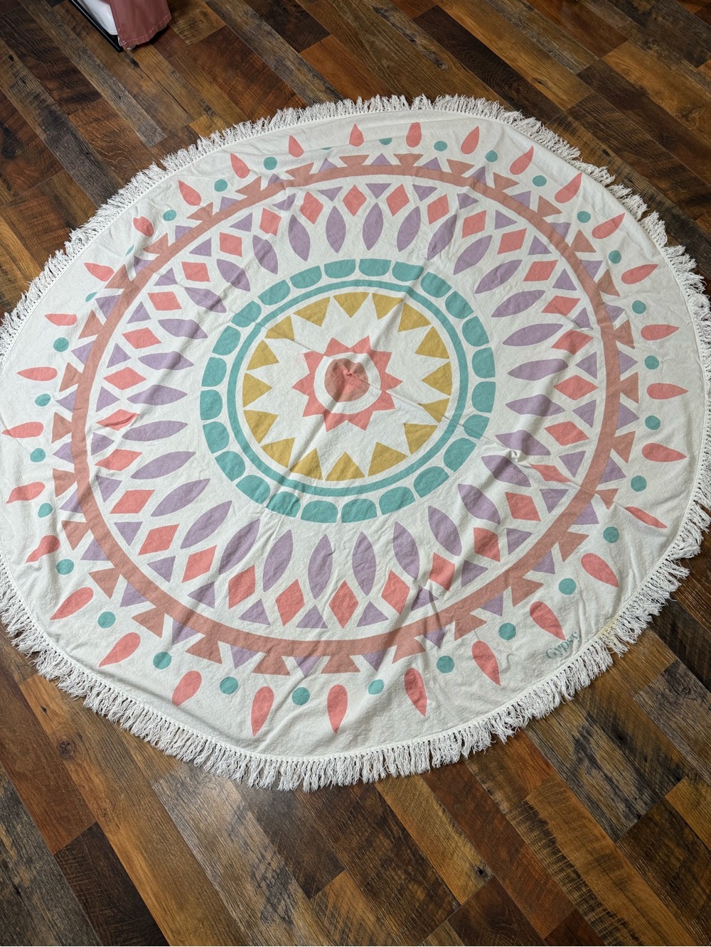GYPSY 05 Warm Geometrical The Boho Beach Roundie